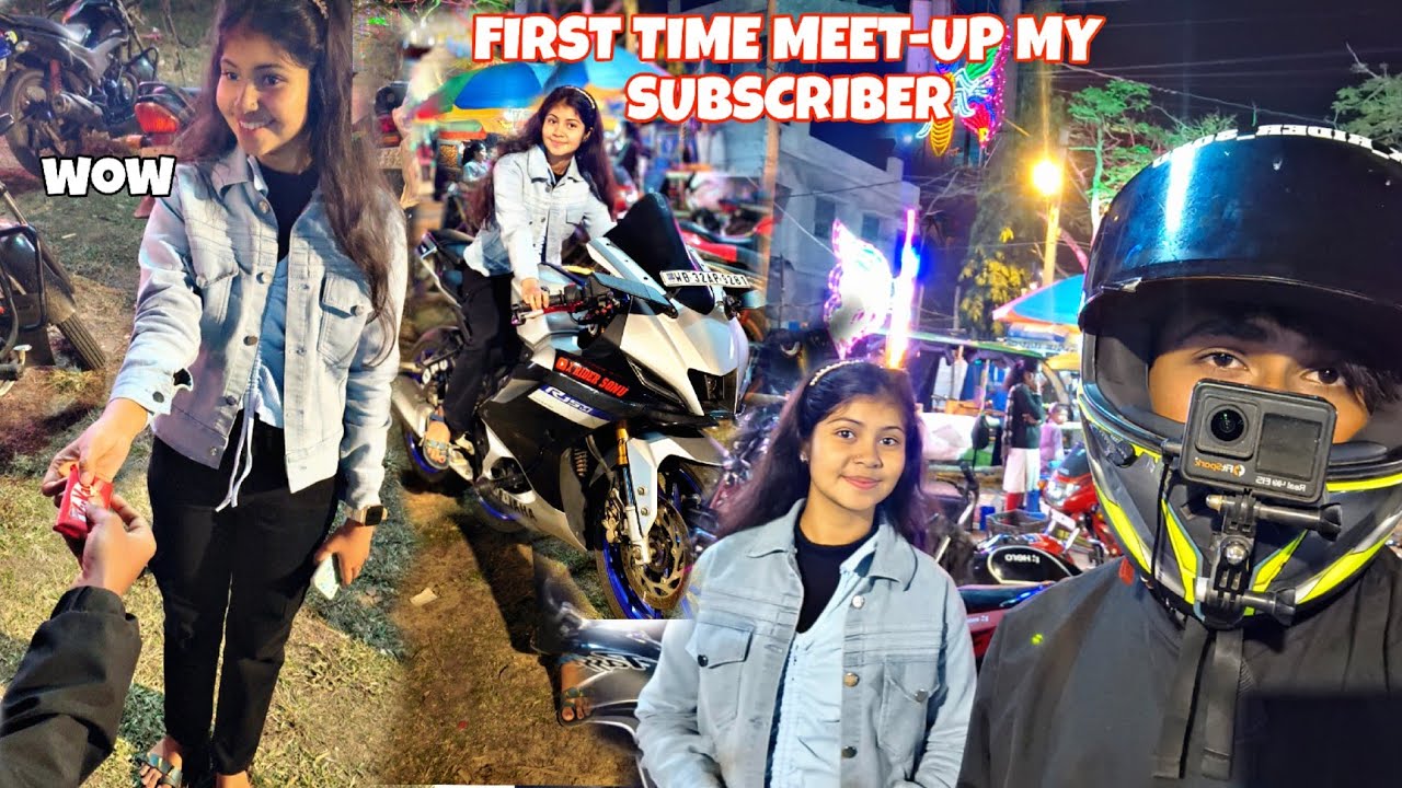 FIRST TIME MEET-UP MY SUBSCRIBER 😍