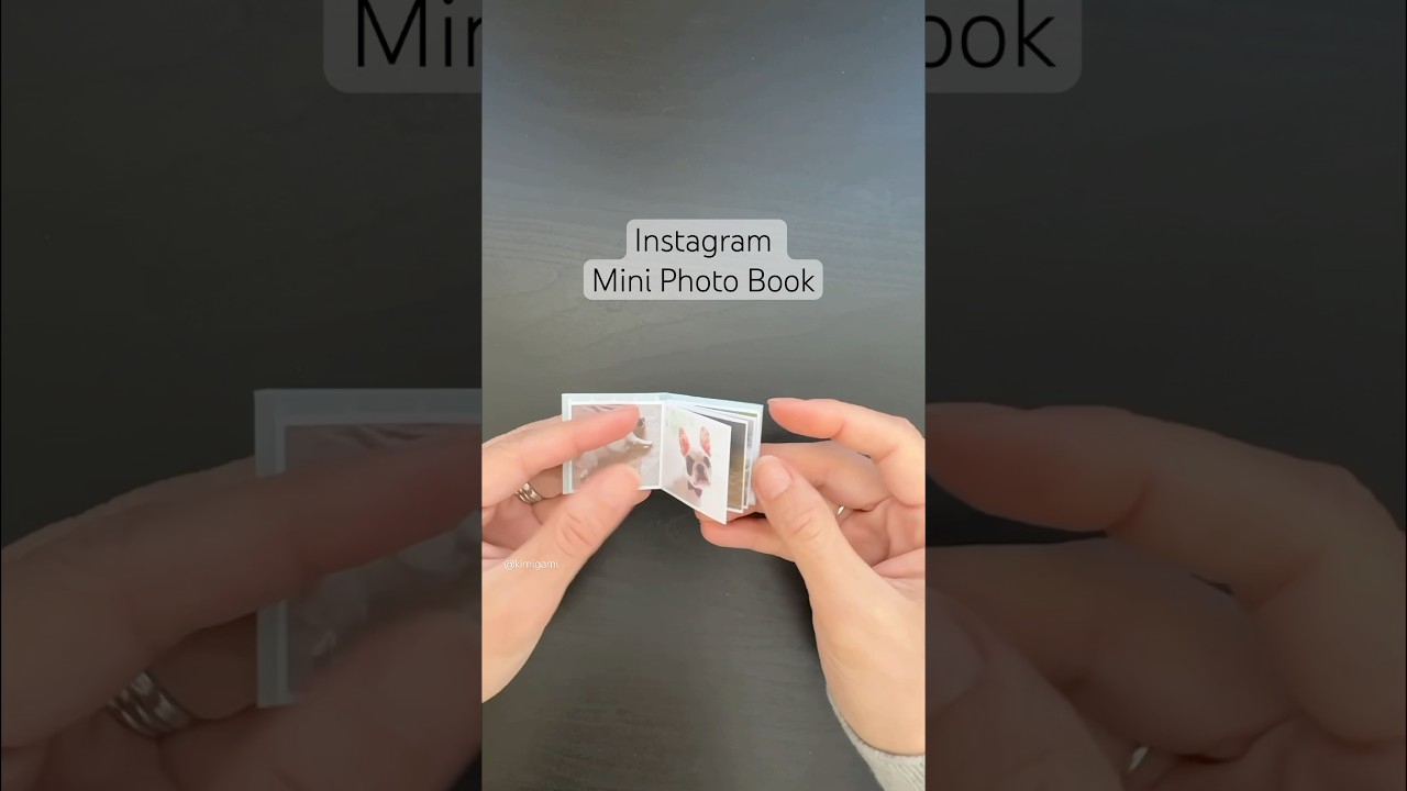 How to make Instagram Mini Photo Book- template & instruction in my blog, see description #photobook