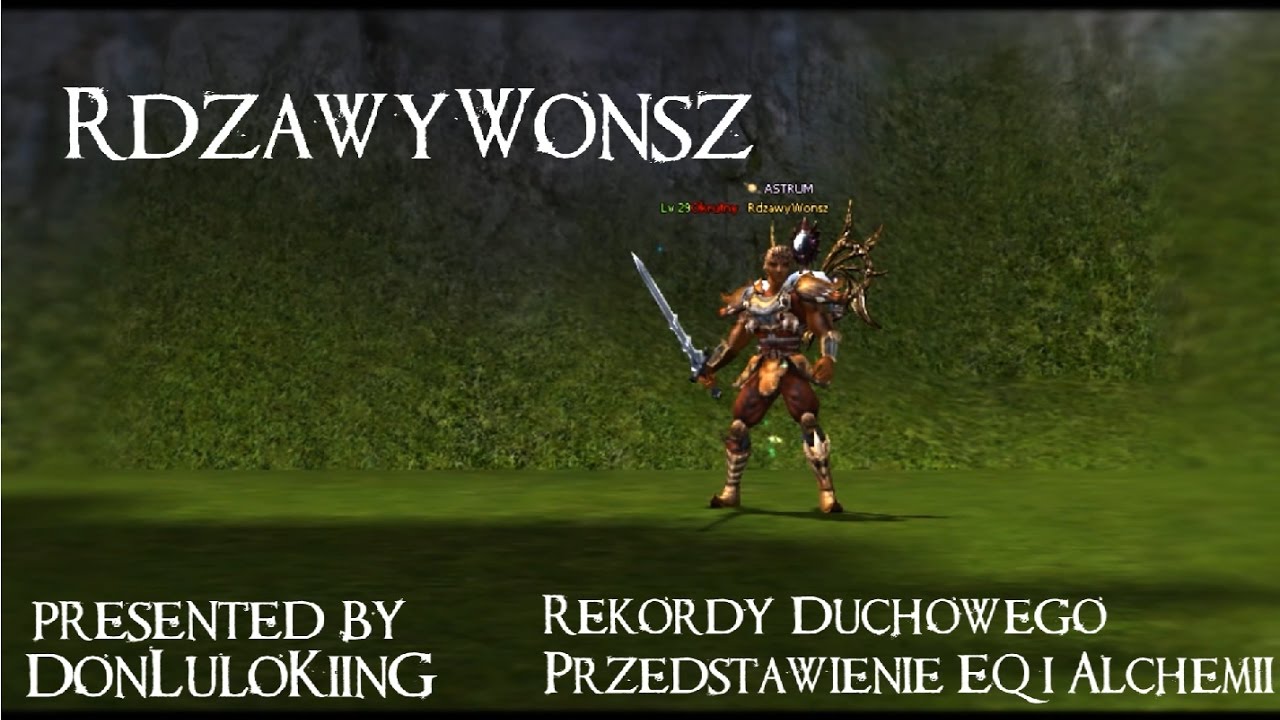 ✪ Metin2.PL | RdzawyWonsz | Mental 29lv Duchowe P - Rekordy DMG, Pokaz EQ i Alchemii