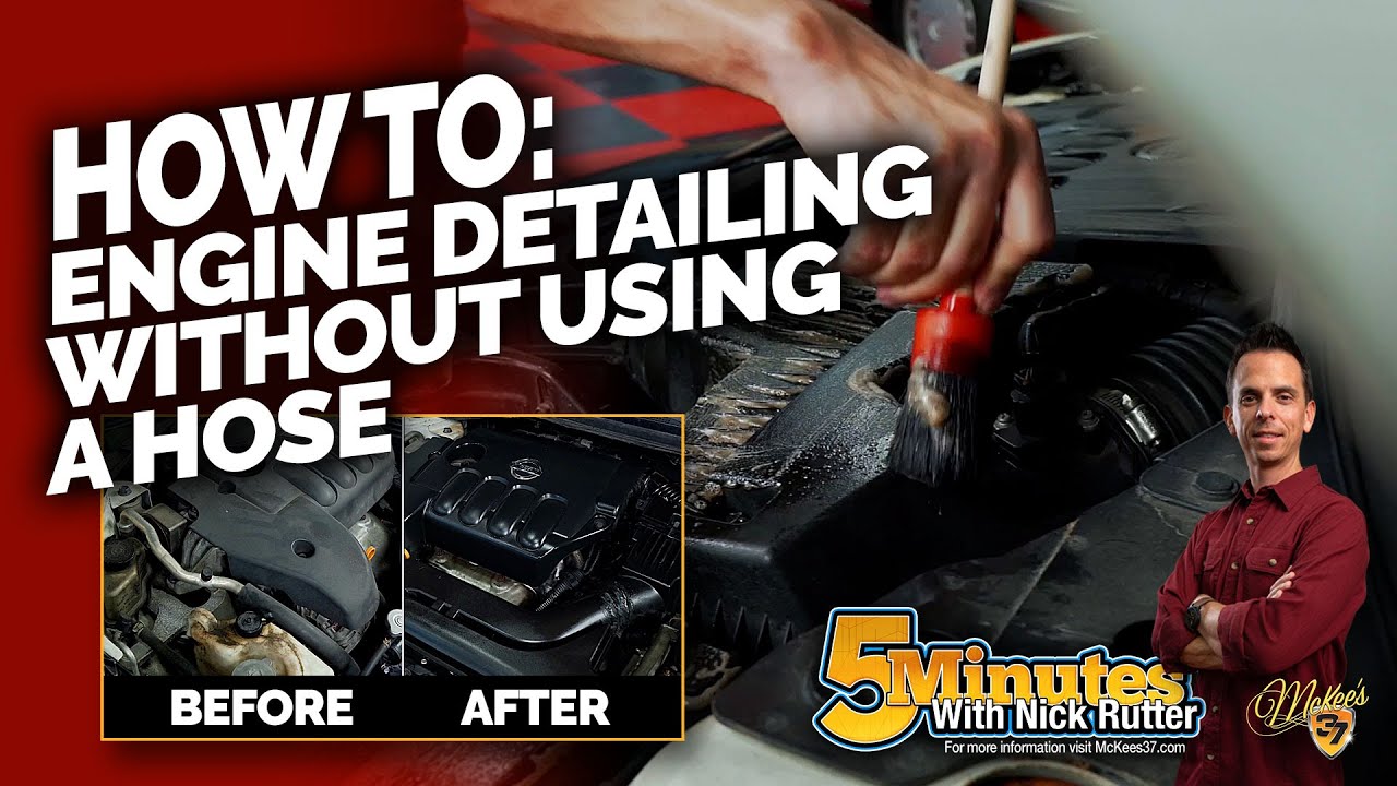 5-минутная мойка двигателя без использования шланга | McKee's 37