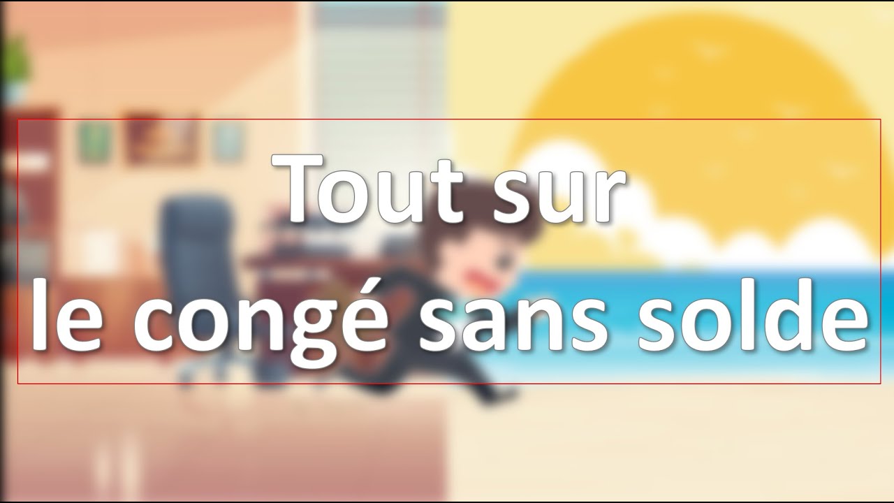 Congé sans solde