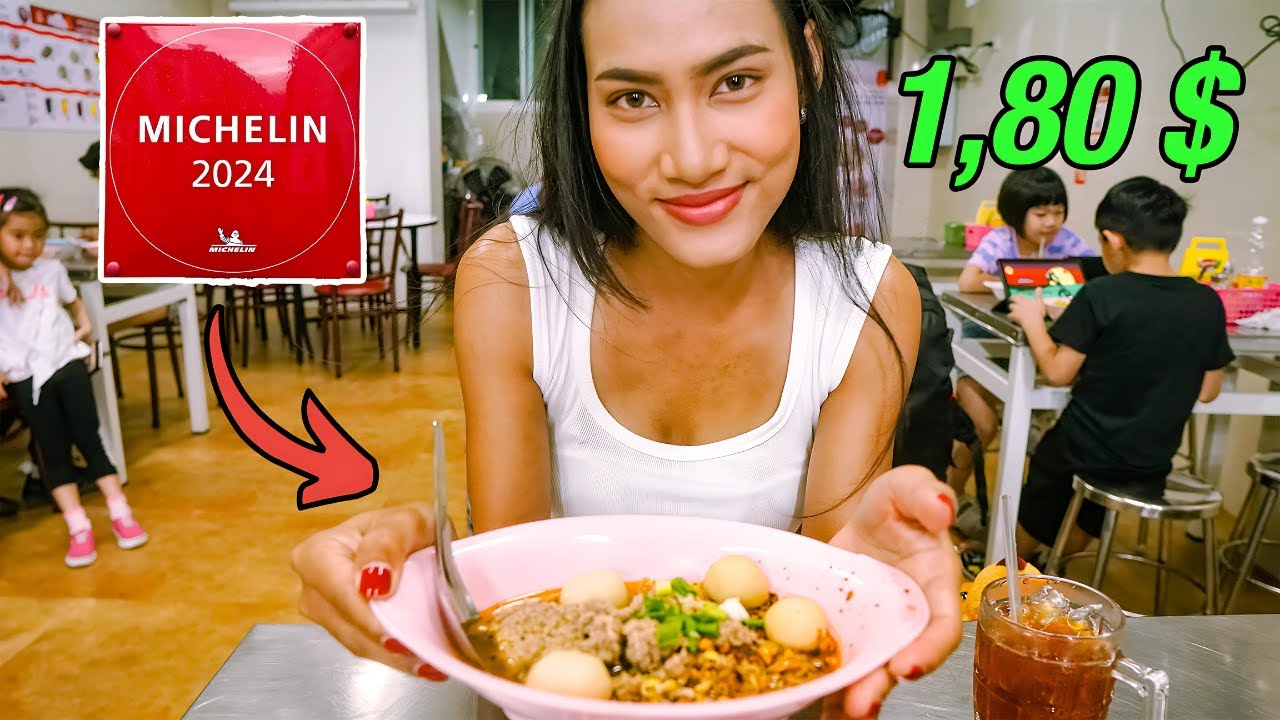 The CHEAPEST MICHELIN RESTAURANT in the WORLD? Bangkok, THAILAND