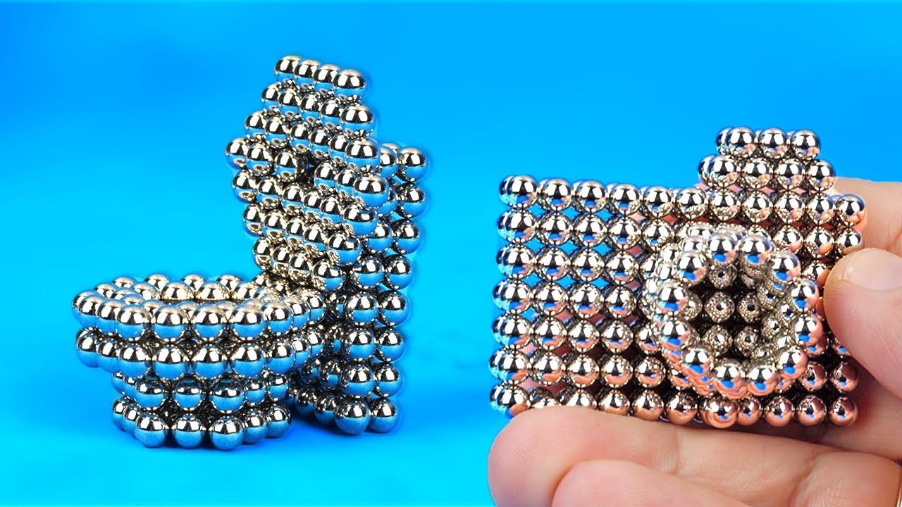3 идеи Как собрать из Неокуба фигуры из магнитных шариков  Magnetic balls