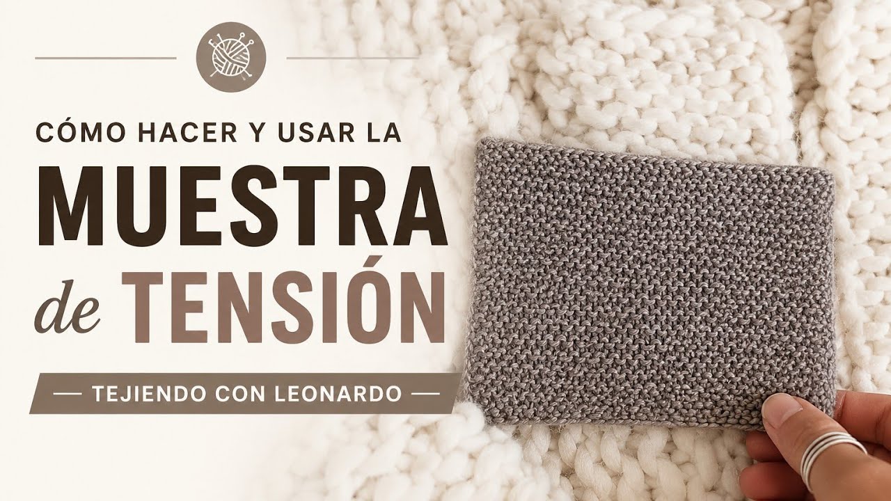 Cuántos Puntos montar para mis prendas muestra de Tensión /Tejiendoconleonardo