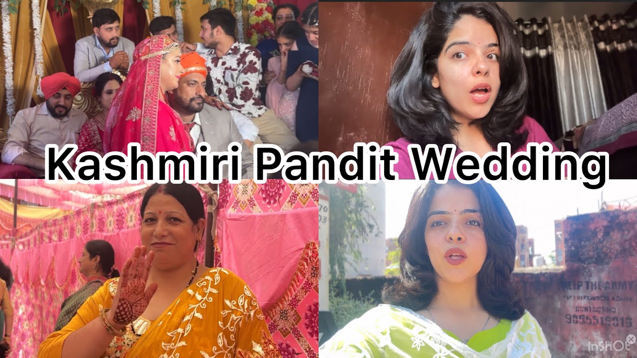 Attended a Kashmiri pandit wedding || Non-stop eating 😂 #shadi #wedding #food 