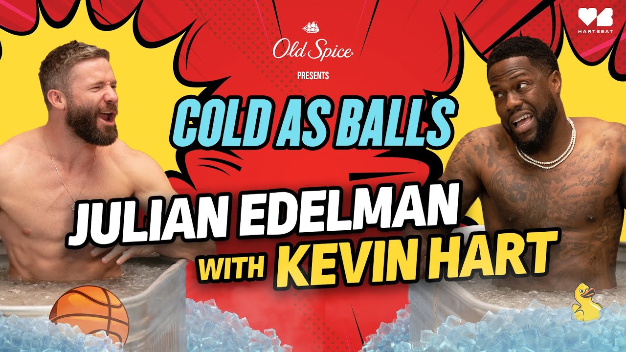 Julian Edelman Brings His Inner Squirrel To The Cold Tubs With Kevin Hart | Cold as Balls | LOL Netw