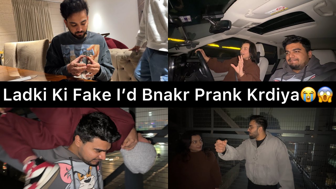Ladki Ki Fake ID Bnakr Mujhe Fasa Liya 😭😱 Prank Gone Wrong ☠️