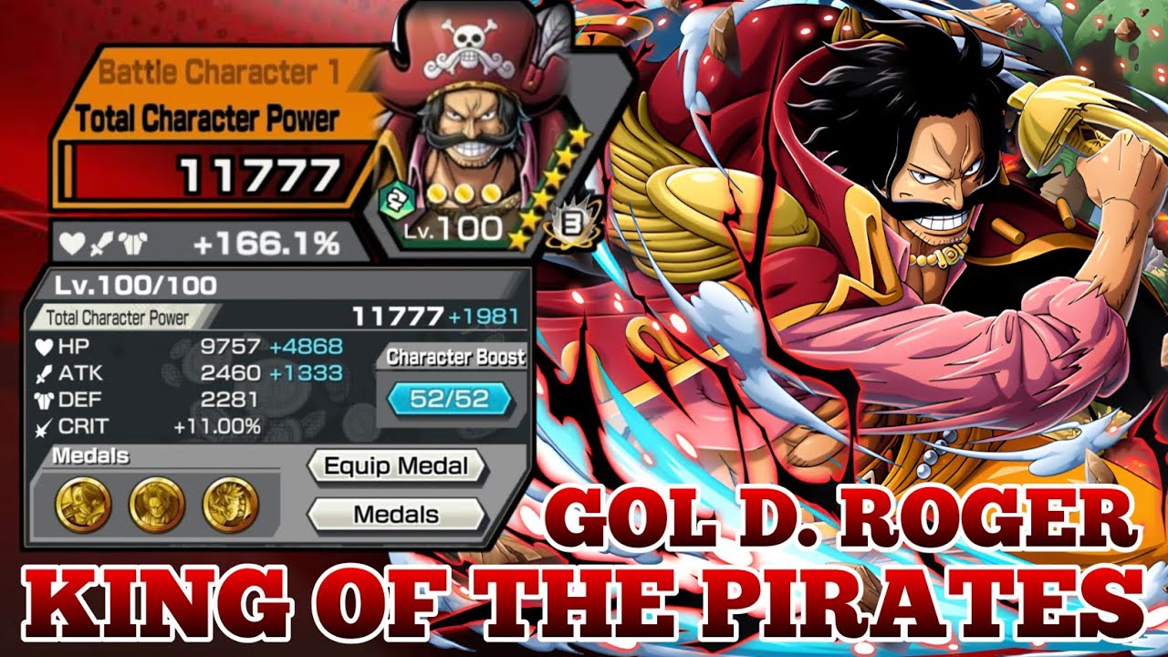 GOL D. ROGER KING OF THE PIRATES GAMEPLAY | ONE PIECE BOUNTY RUSH | OPBR