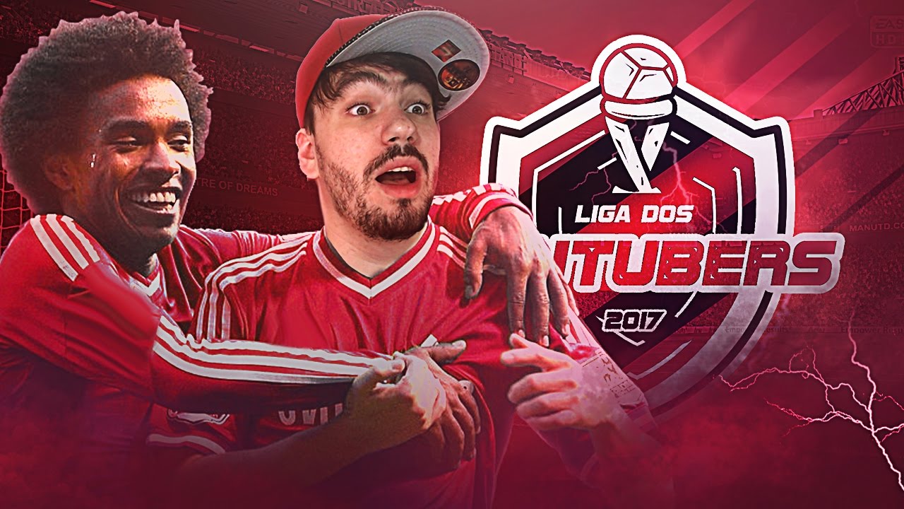 O MEU TIME NA LIGA DOS YOUTUBERS 2017!!