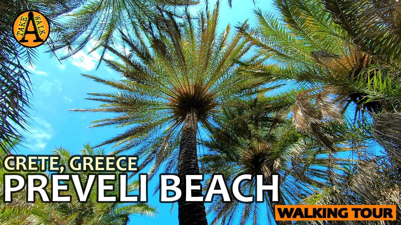 Greece, Crete, Preveli Beach - Palm Forest - Walking Tour