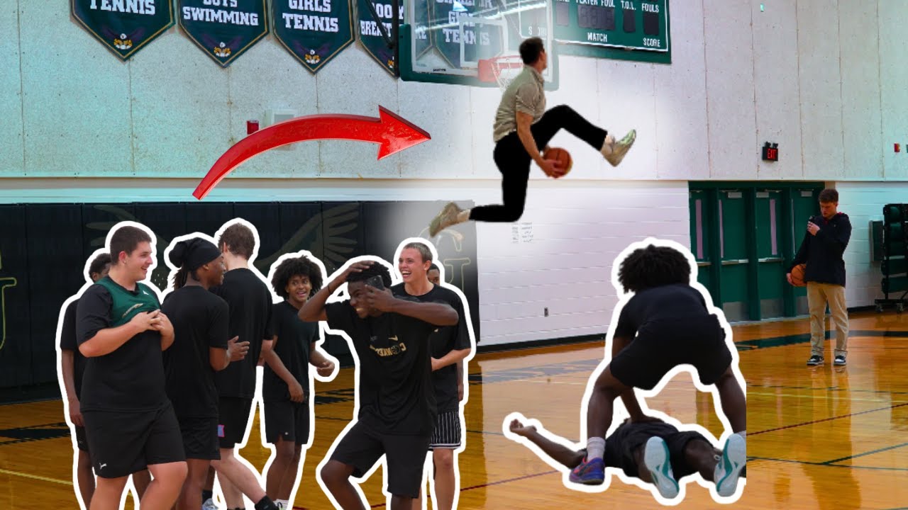 РЕКРУТЕР КОЛЛЕДЖА ПРИНИМАЕТ НА СЕБЯ ПРАКТИКУ В ШКОЛЕ *Undercover Pro Dunker Pt. 5