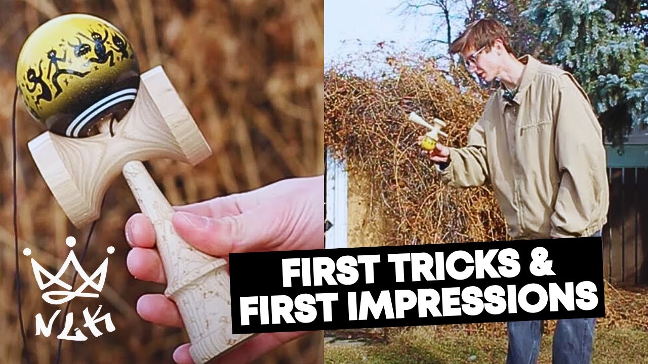 New Laced Kendama Grunt - FIRST TRICKS & FIRST IMPRESSIONS