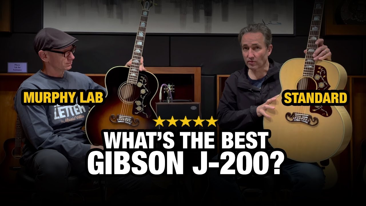 Gibson J-200 Murphy Lab против Standard | В чем разница?