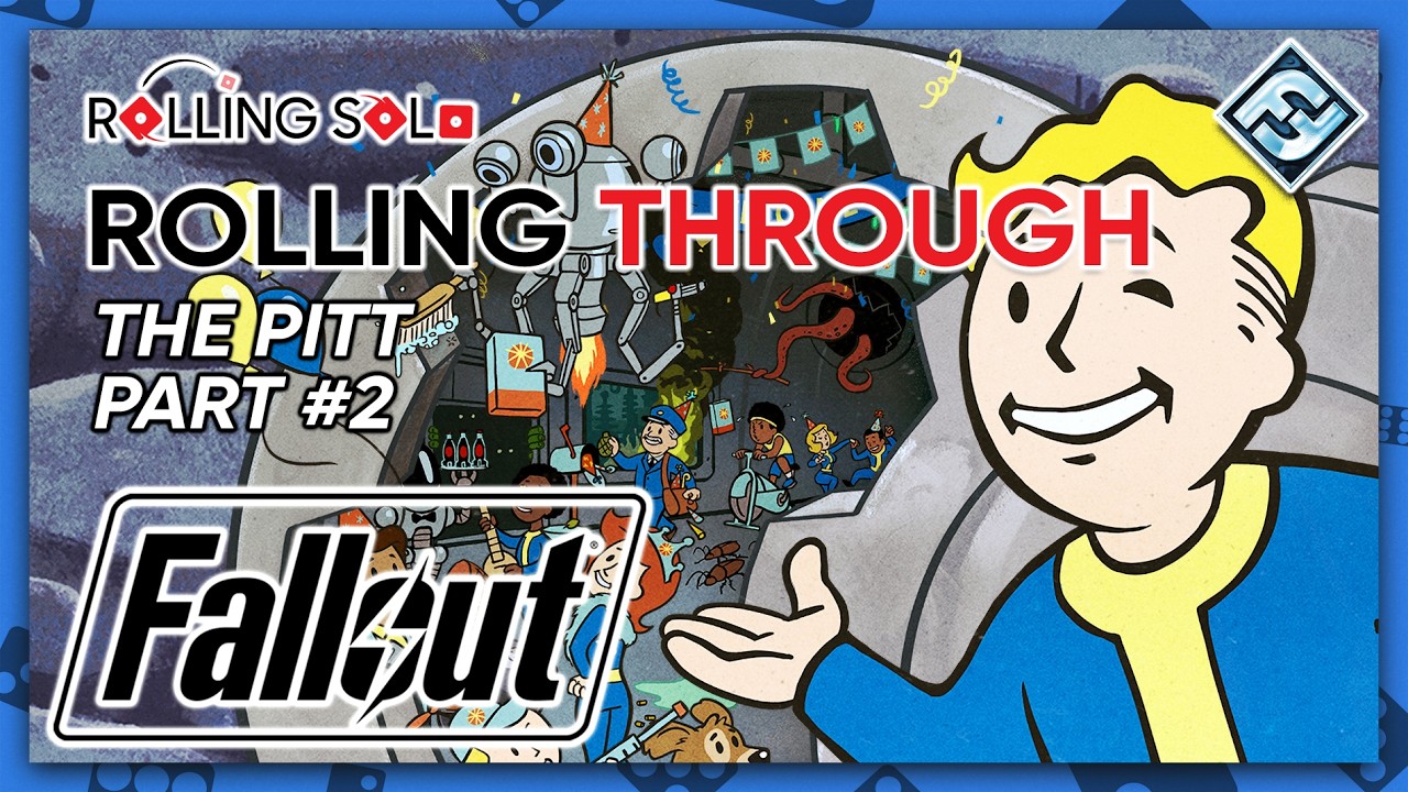 Fallout: The Board Game w/ Atomic Bonds & New California | Solo Playthrough | The Pitt | Part #2