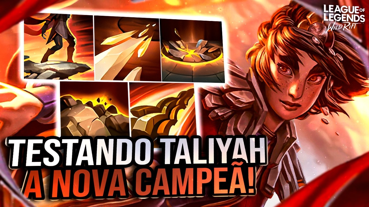 TALIYAH VAI DOMINAR O META! TESTANDO A NOVA CAMPE&Atilde; | LoL Wild Rift