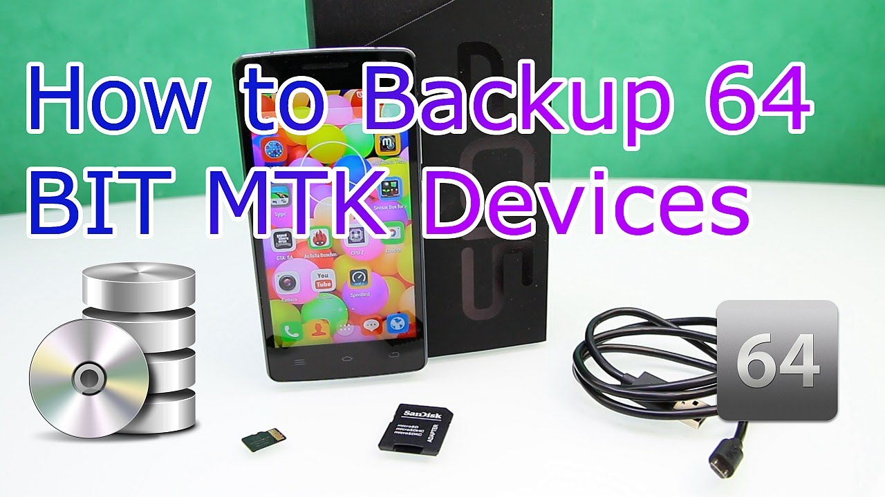 How to backup the new 64 BIT MTK MT6795 , MT6752 , MT6595 , MT6753 over ADB ! [HD]