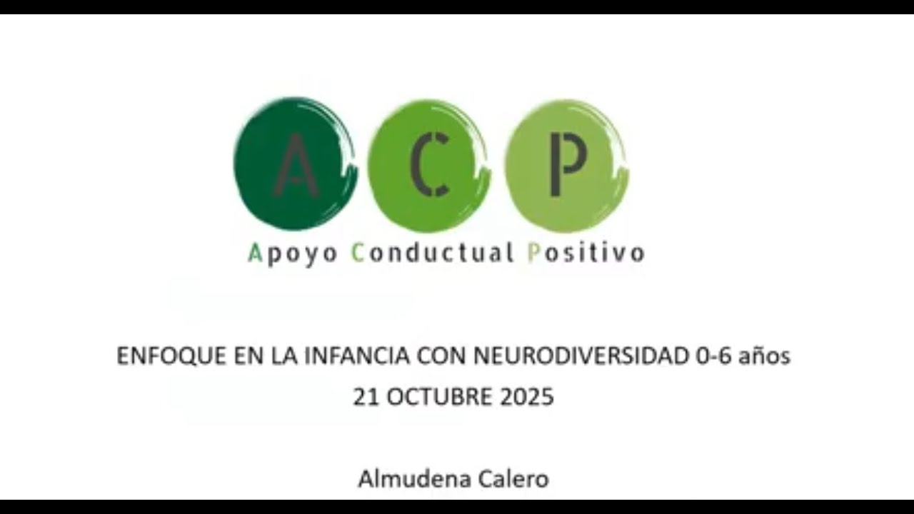 Apoyo Conductual Positivo (ACP) de 0 a 6 años