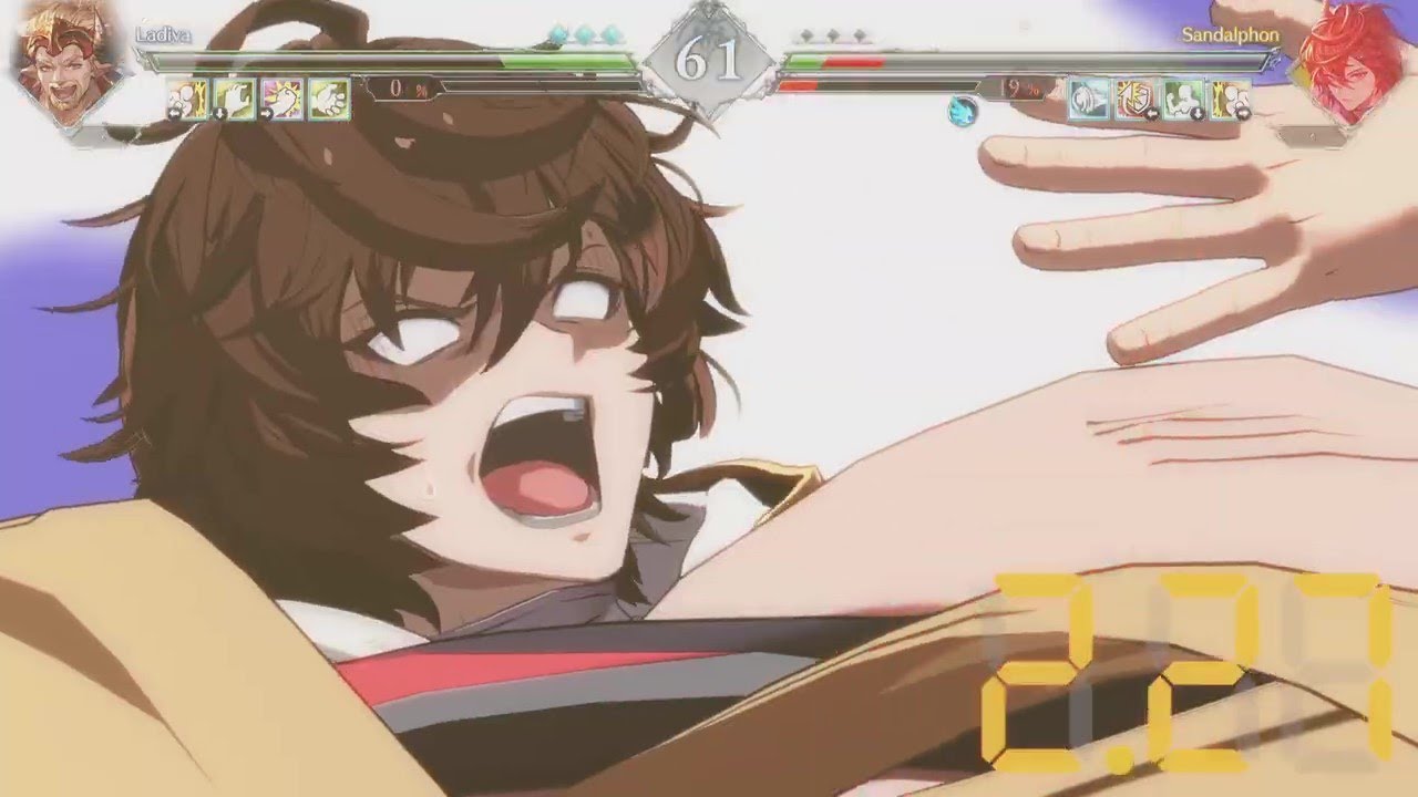 Granblue Fantasy Versus Rising Sandalphon Loss Quotes
