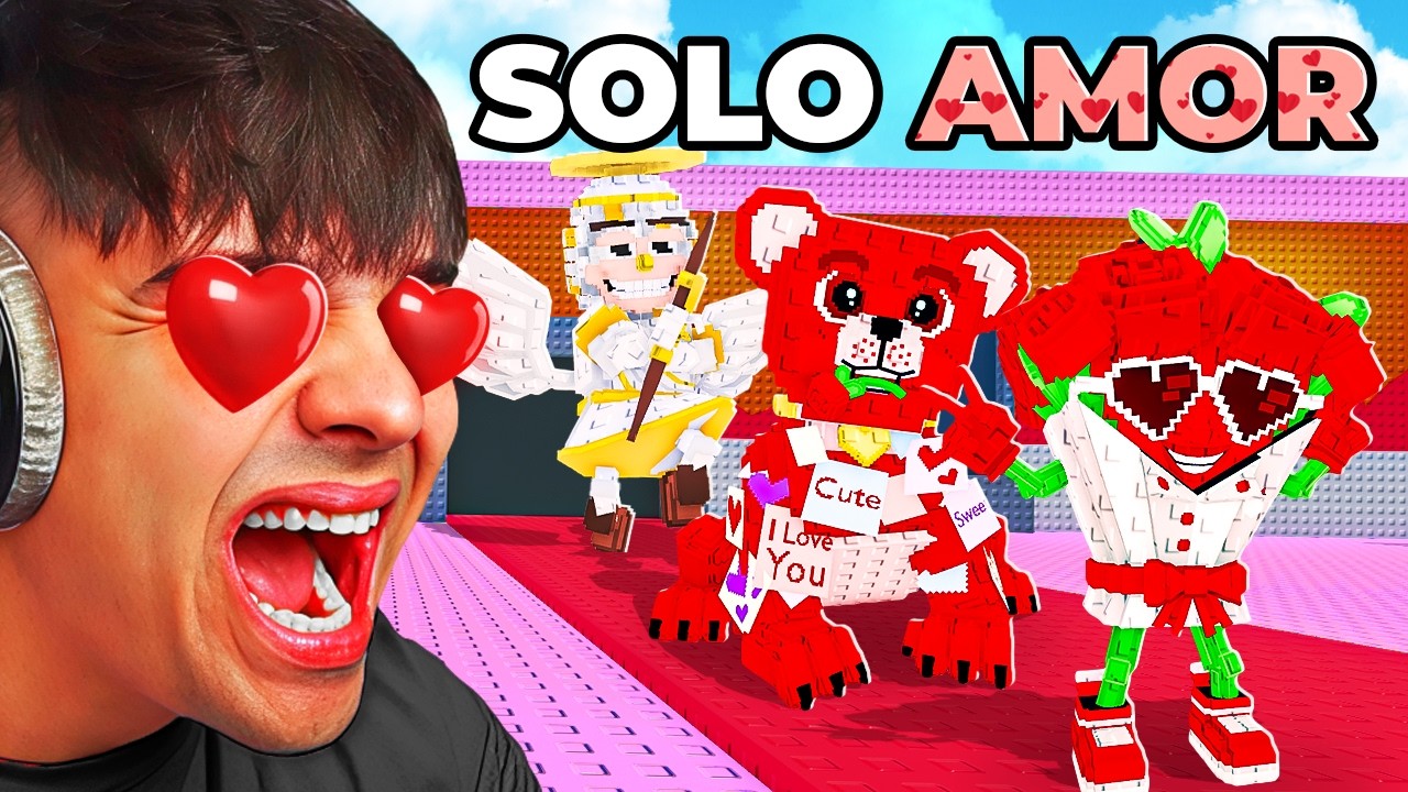 Pasé de 0$ - 100 TRILLONES solo con BRAINROTS AMOROSOS en Steal a Brainrot