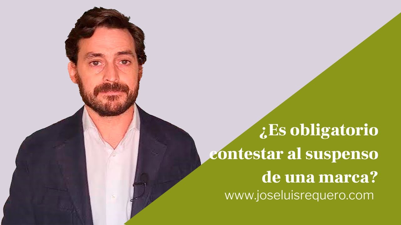 ¿Es obligatorio contestar al suspenso de una marca?