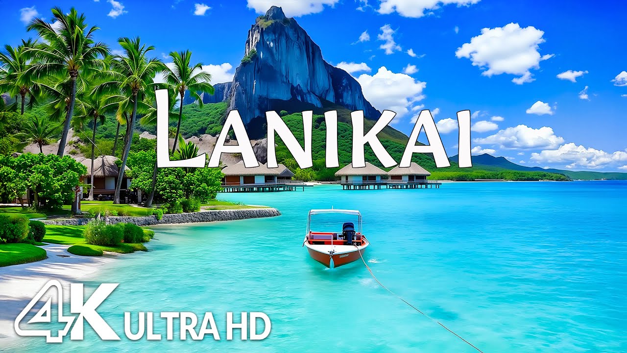 Lanikai, Hawaii 4K UHD &ndash; Pristine Beaches, Turquoise Waters & Lush Landscapes with Relaxing Music