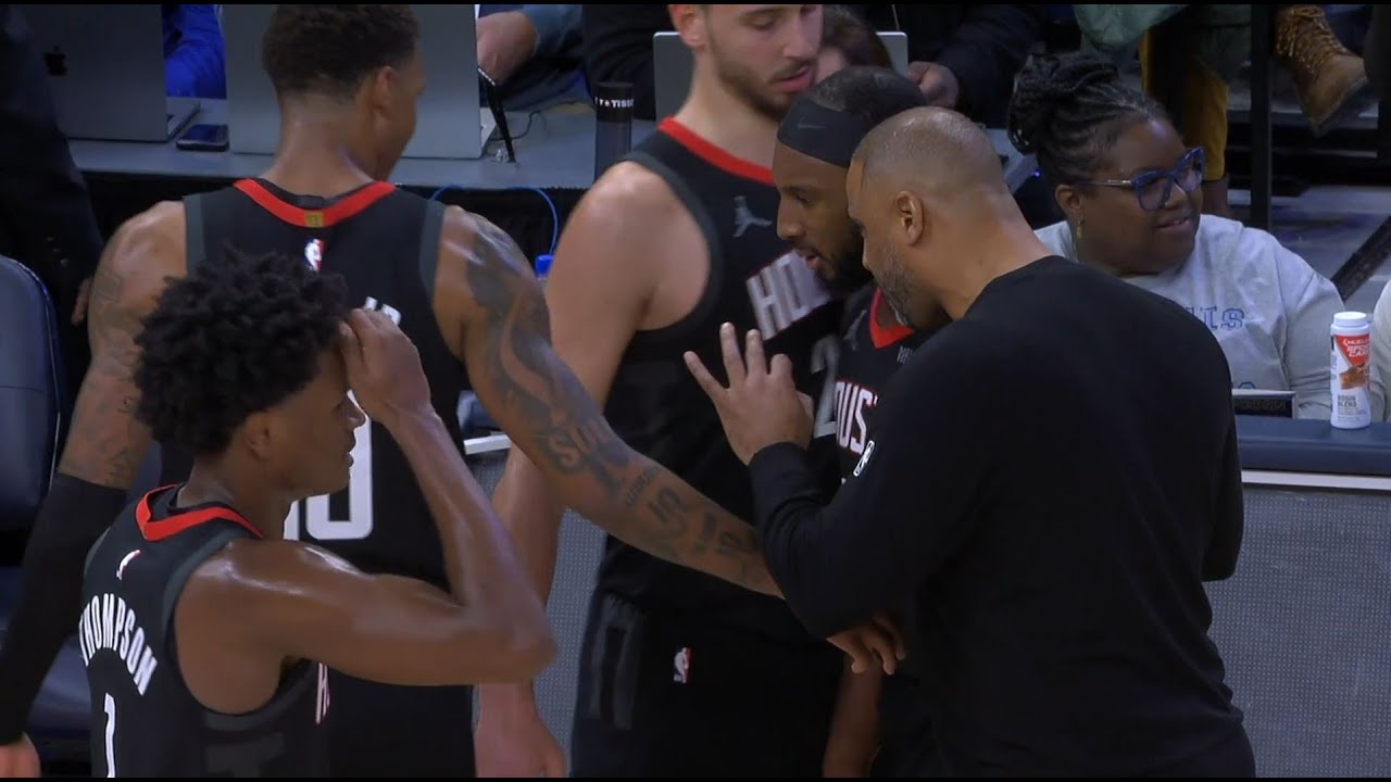 Ime Udoka gives tactics to Josh Okogie through distraction