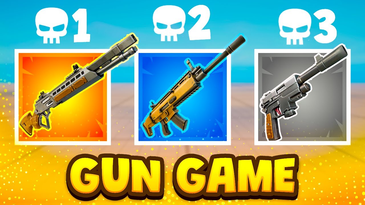 Como FAZER um GUN GAME / ARSENAL no Fortnite Criativo! (ATUALIZADO)
