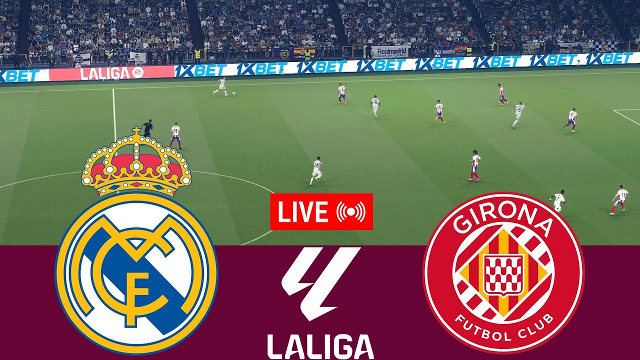 [LIVE] Real Madrid vs Girona La Liga 25/26 Full Match - Video Game Simulation