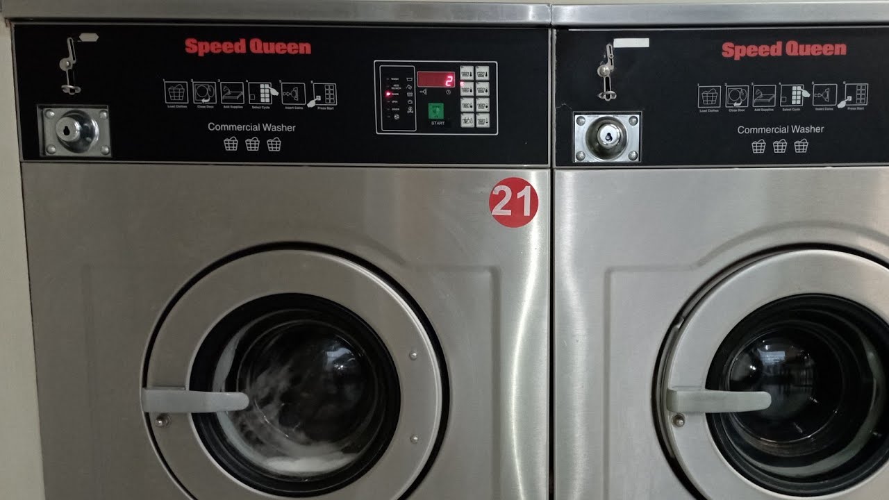Speed queen SX30 commercial washer & Speed queen stack gas dryer