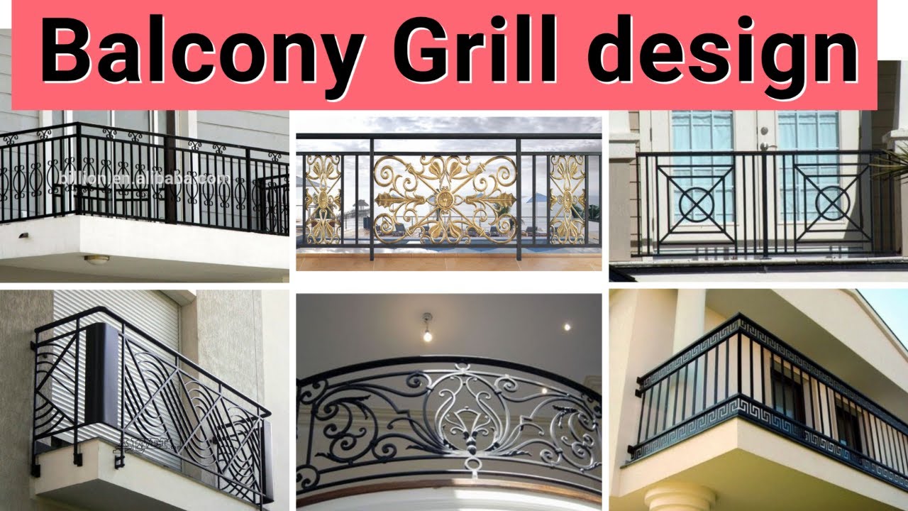 50 Modern Balcony Grill Design for House | Best Balcony Railing Design 2025 | Black Railing Designs