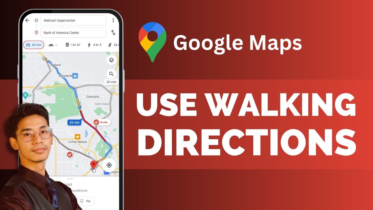 How To Use Google Maps Walking Directions - Quick Guide !