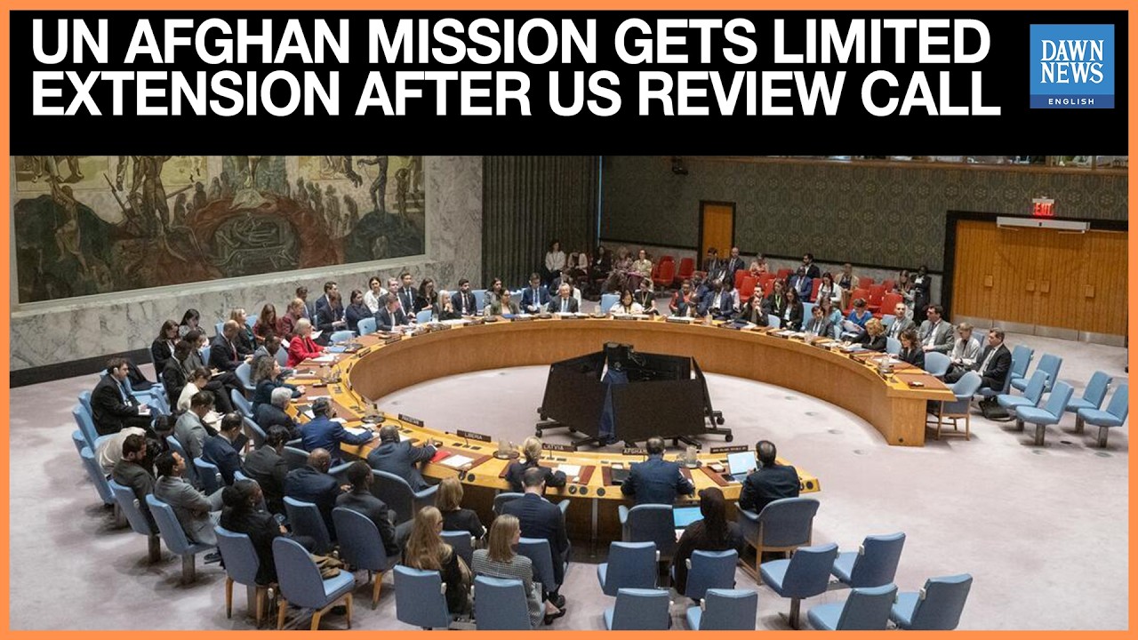 UN Afghan Mission Gets Limited Extension After US Review Call | Dawn News English