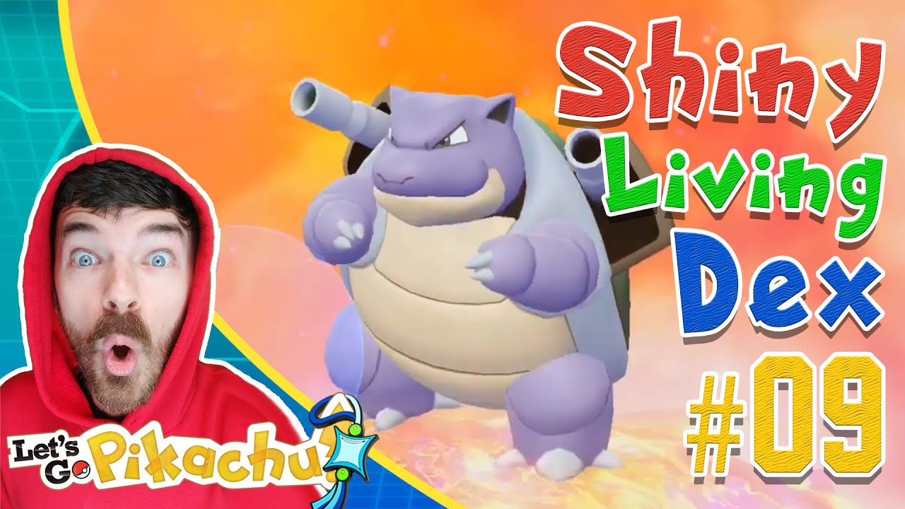 Bonus Shiny Squirtle Catch & Shiny Blastoise Evolved | Pokemon Let's Go Extreme Shiny Living Dex #09