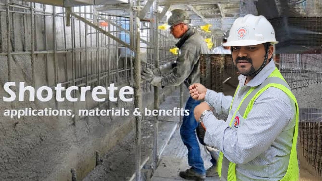 What is Shotcrete? Explained in Hindi || Gunite || Sprayed Concrete || Pnumatically applied Mortar