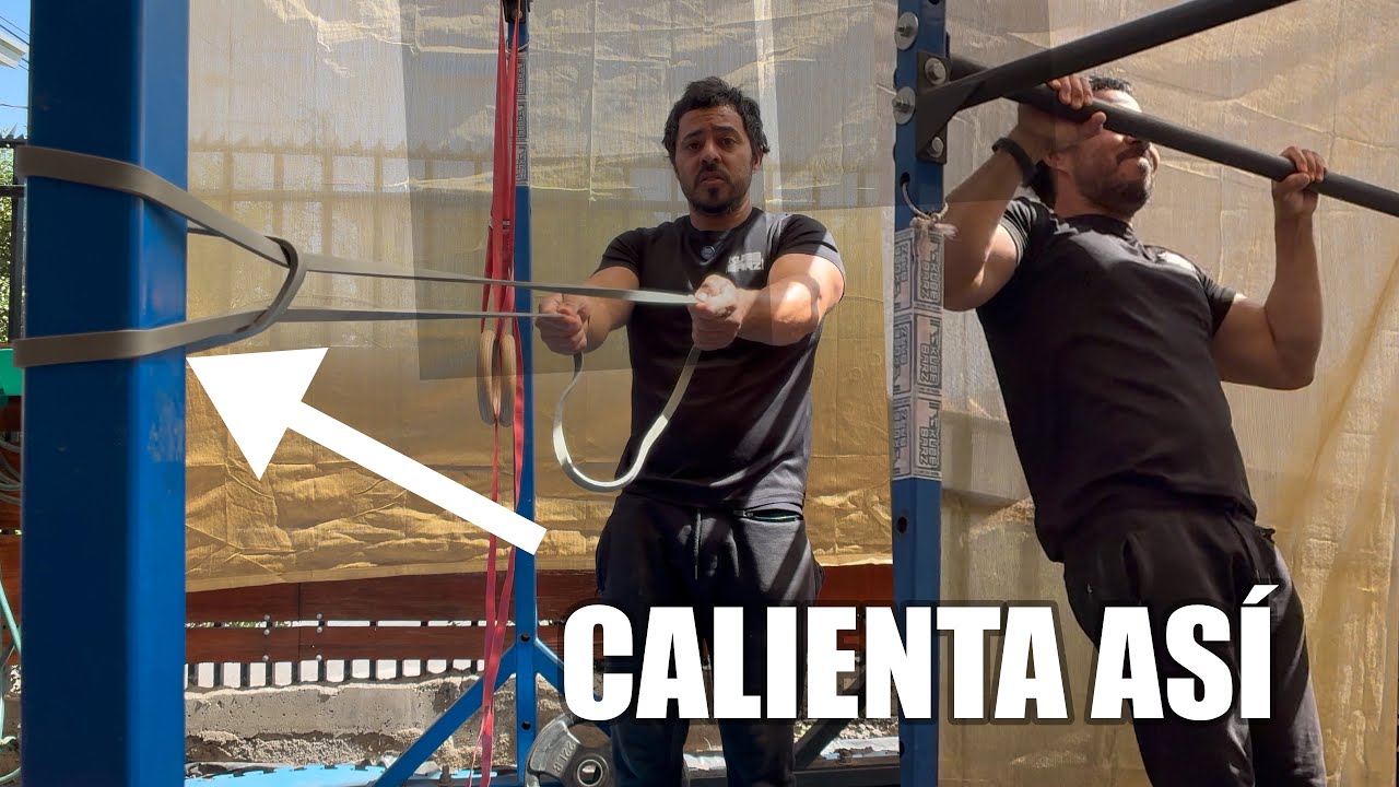 ANTES de PULL UPS Haz Estos 2 Ejercicios con BANDAS ELÁSTICA | Calistenia