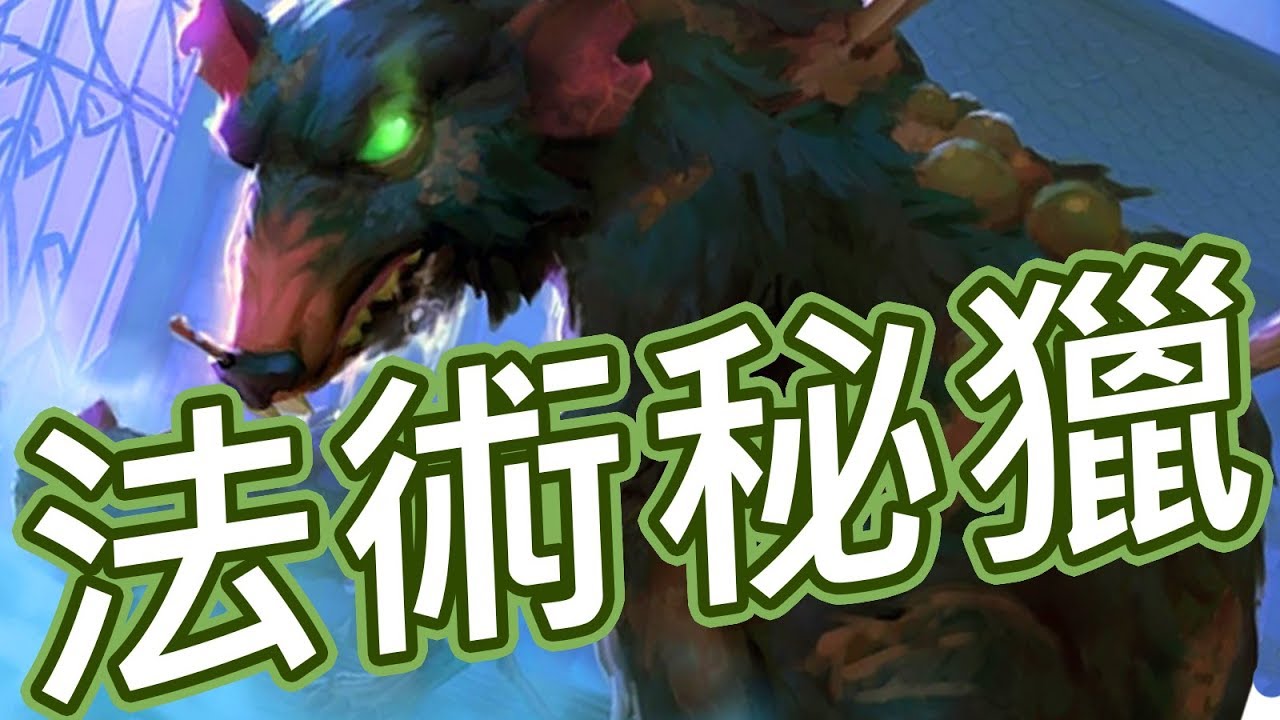 [爐石] 秘密法術獵 -  野生的大老鼠出現啦!!