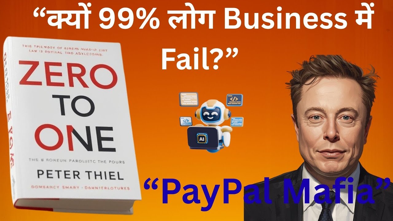ZERO TO ONE | 0 to 1 | zero to one book summary in hindi | Zero to One – कुछ नया बनाने की हिम्मत | 