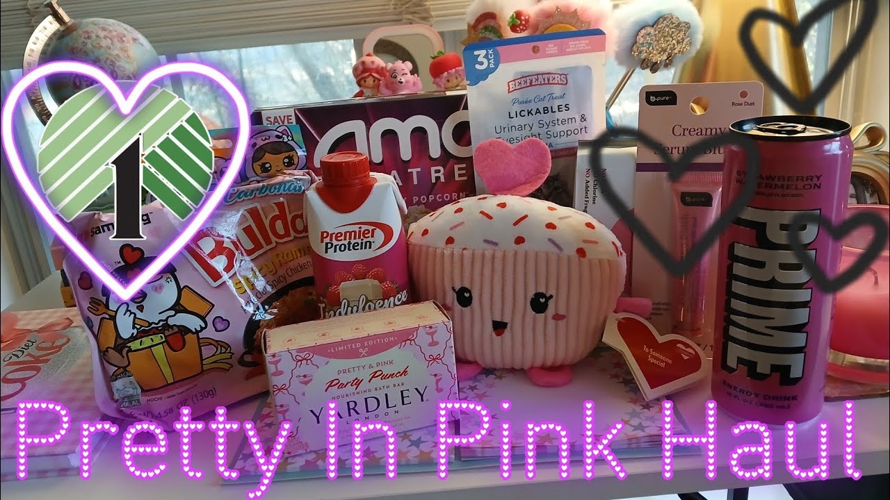Dollar Tree...Pretty In Pink Haul. Blind Bag Opening 💖💖💖
