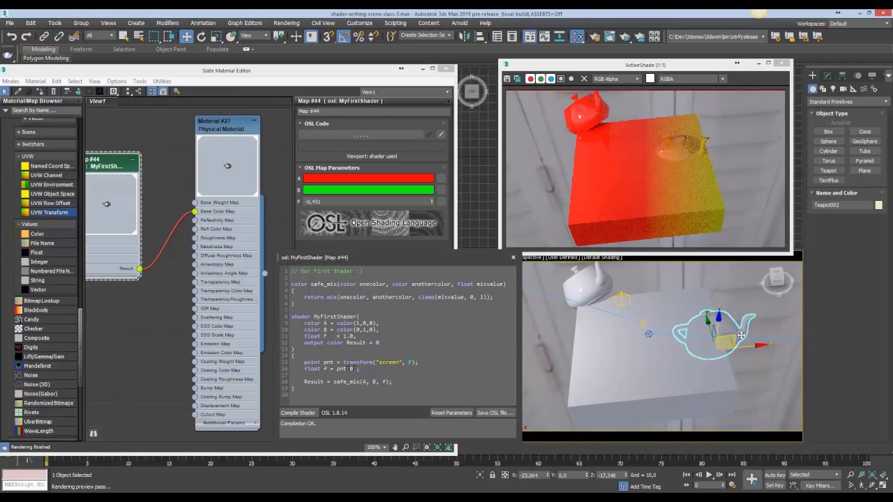 Writing Shaders with OSL, Lesson 2