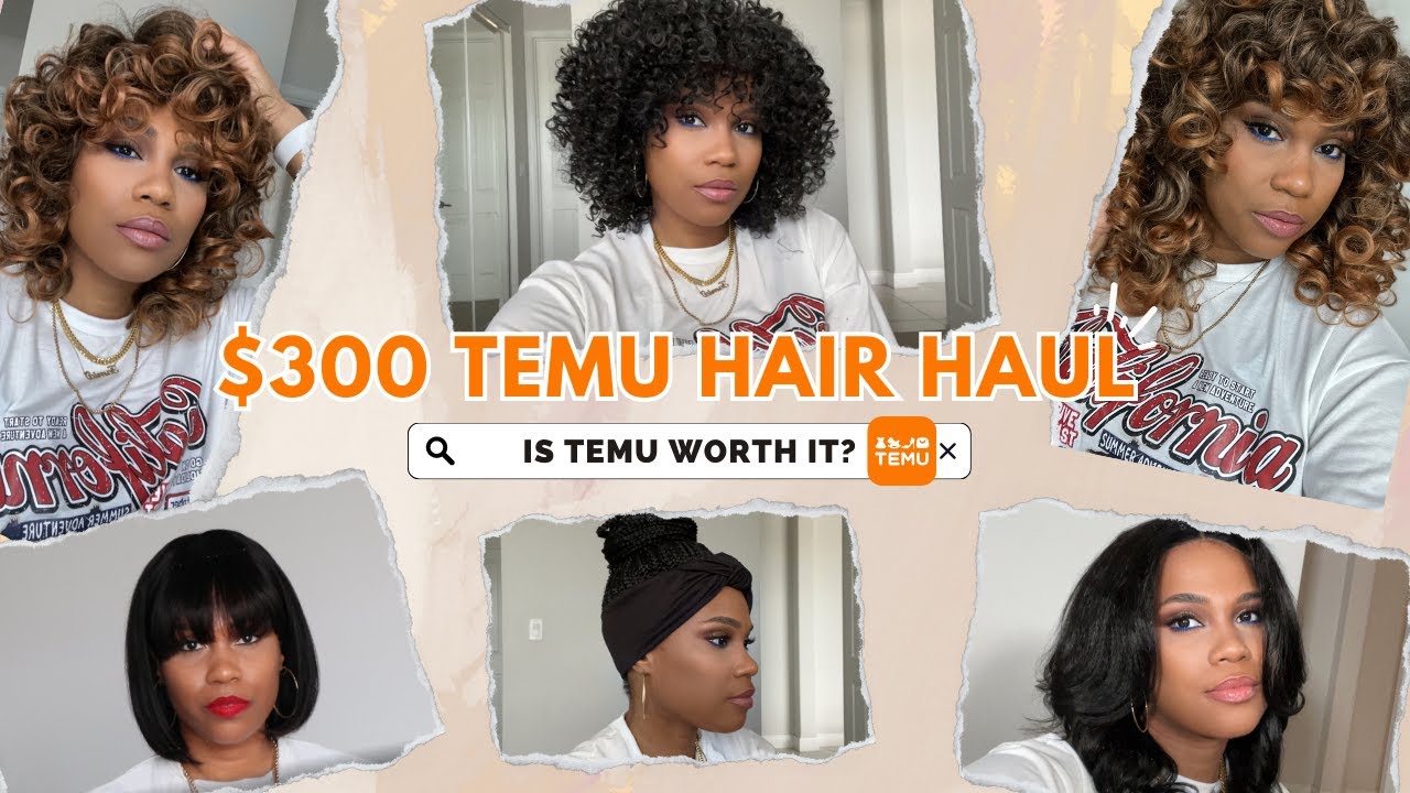 $300 TEMU HAIR HAUL! Is it Worth The Hype???