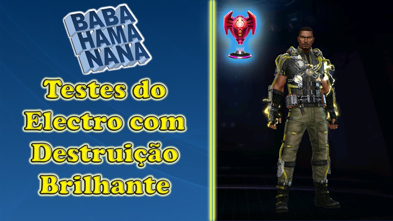 MFF - V795 - Testes com Electro de CPT da Destrui&ccedil;&atilde;o Brilhante - Marvel Future Fight
