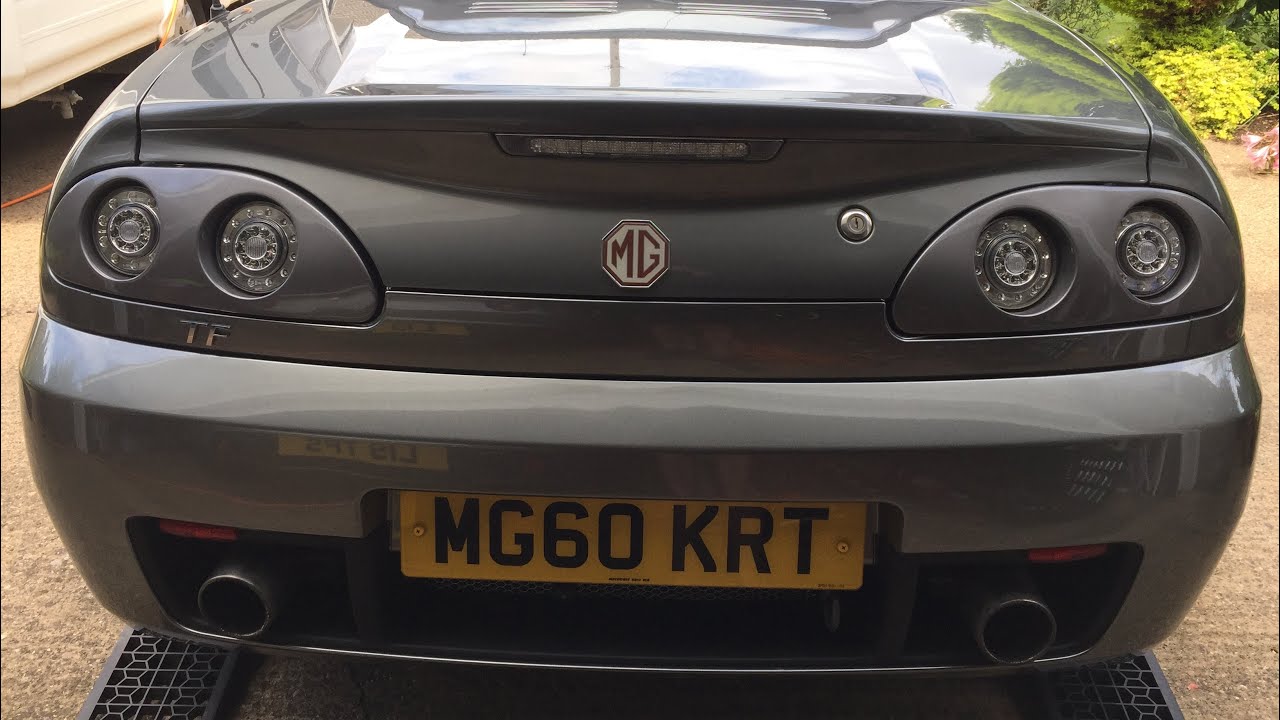 MG TF centre third brake light removal