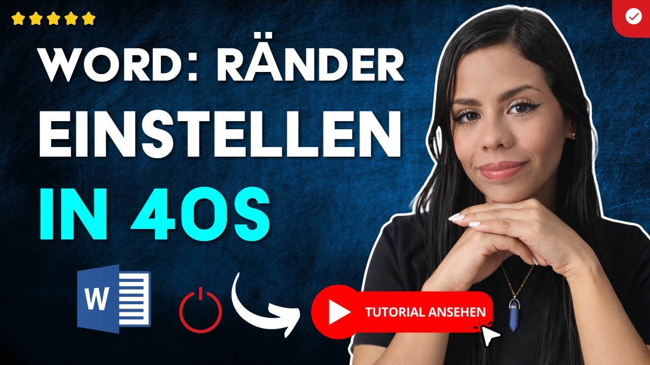 Wie Man RÄNDER in WORD Einstellt in 40S