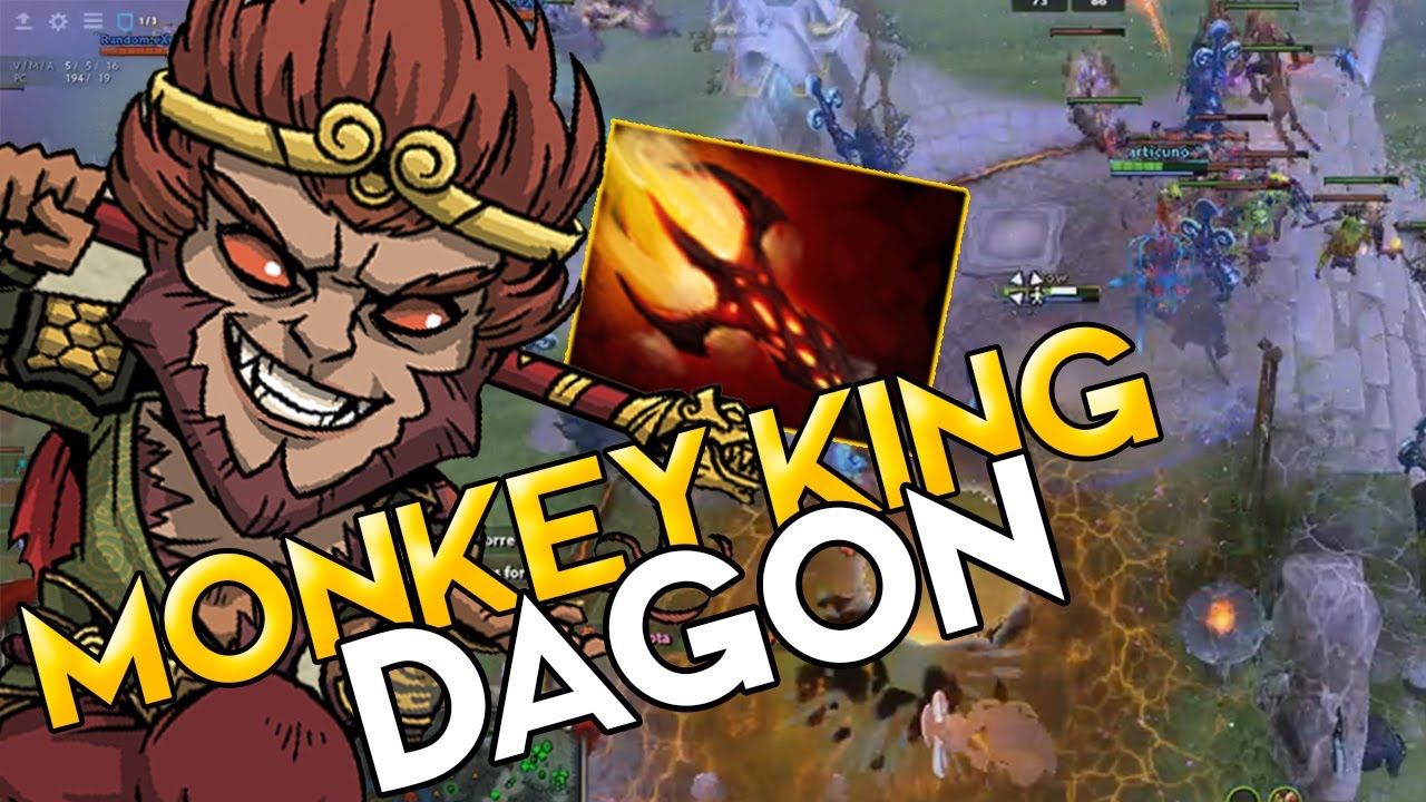 MONKEY KING ESTA LOCO! EL PODER DEL DAGON | DOTA 2 | FAKYDOTA