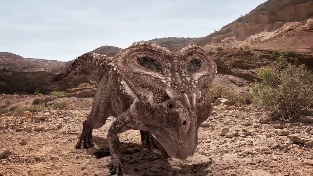Protoceratops vs Velociraptor - Dinosaur Revolution resounded with Primeval Music