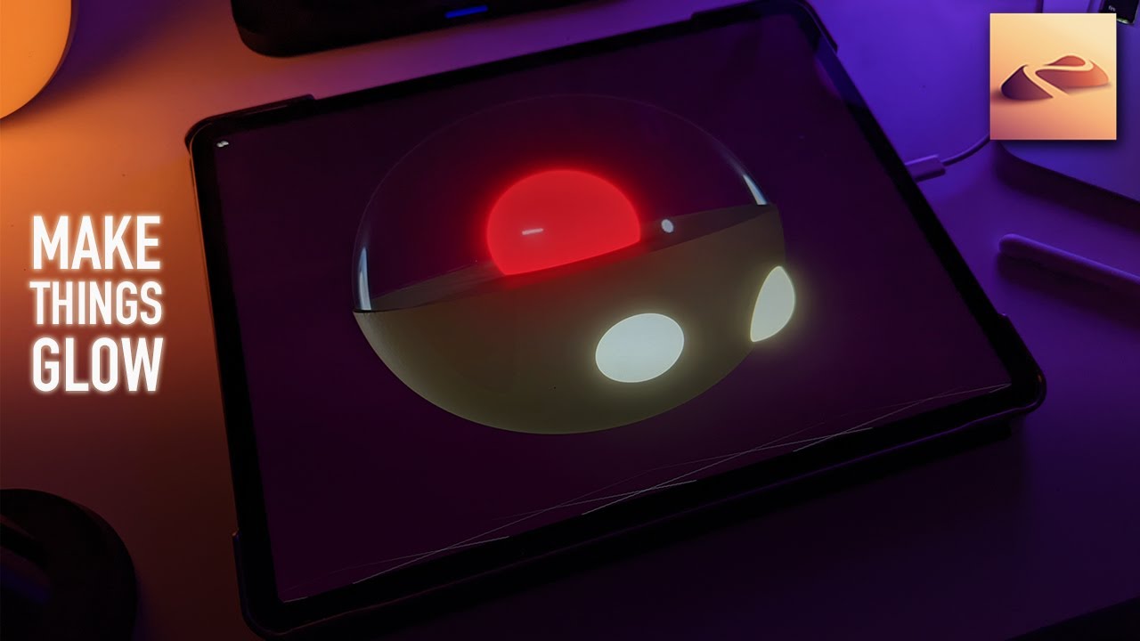 Nomad Sculpt Tutorial: Make Things GLOW (Focused version)