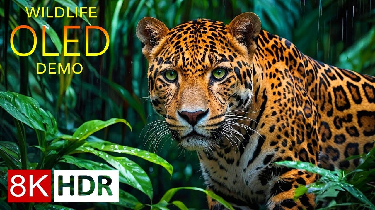 8K HDR EXOTIC JUNGLE ANIMALS – Rare Wildlife of the Rainforest