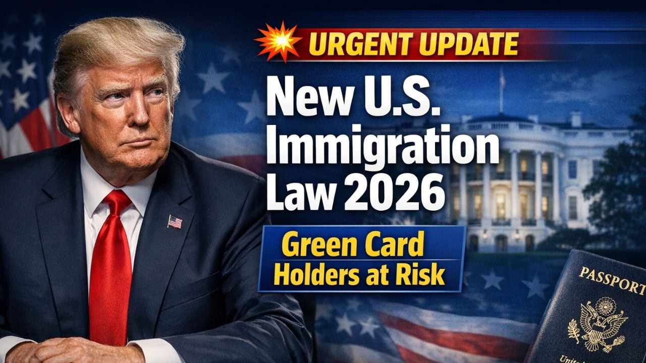 💥 URGENT: New U.S. Immigration Law 2026 — Green Card Holders Could Be at Risk