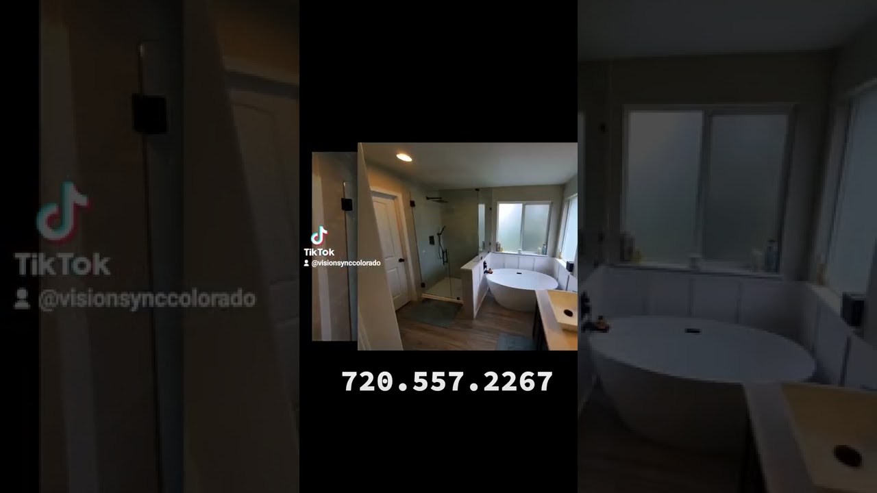 Colorado's best bathroom remodeling company is Vision Sync Home Improvement #bathroomRemodelerNearMe