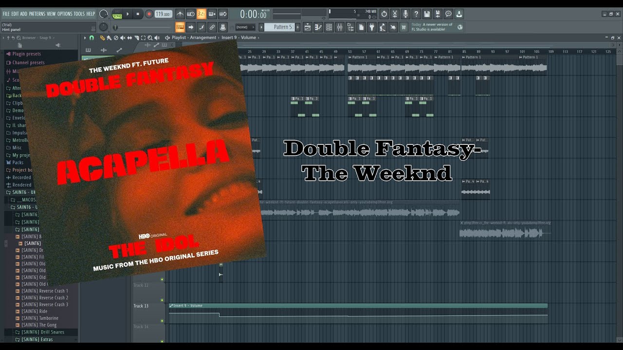 Double Fantasy- The Weeknd Fl Studio Remake